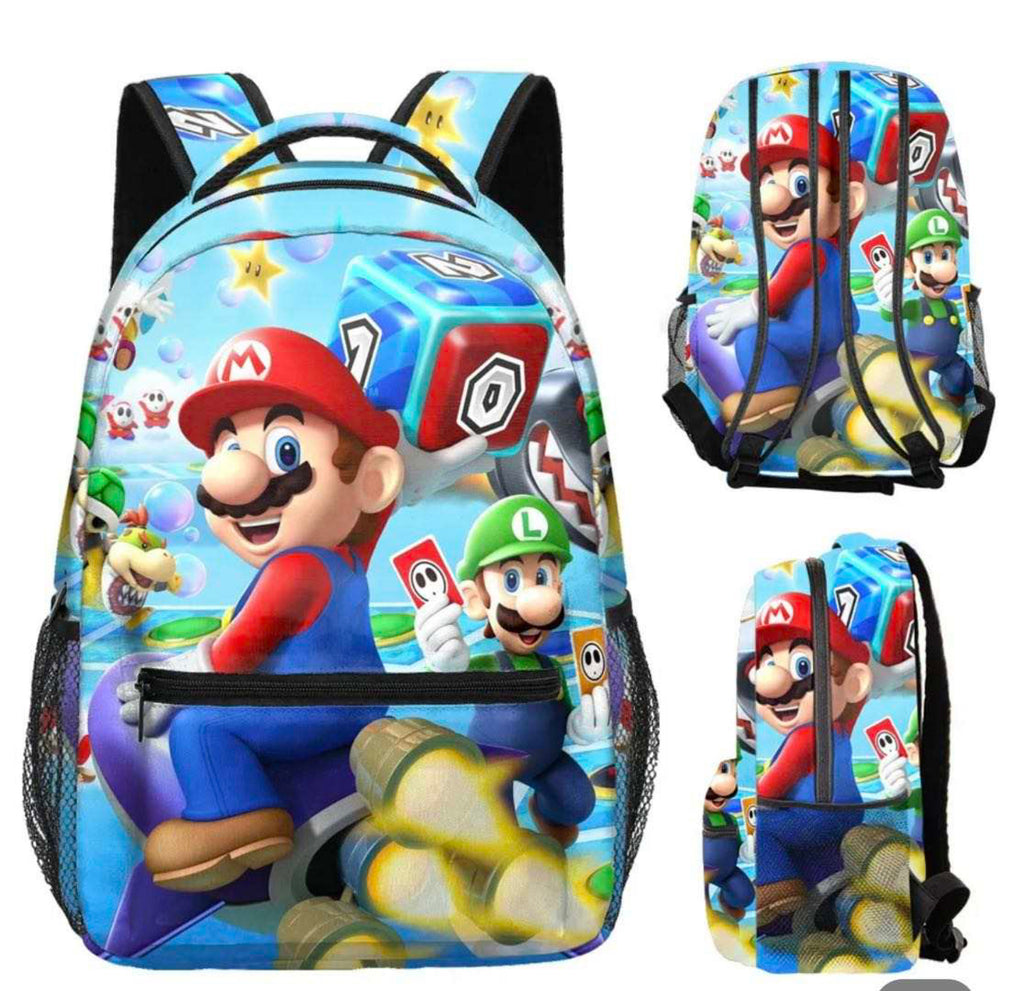 Mario school bag
