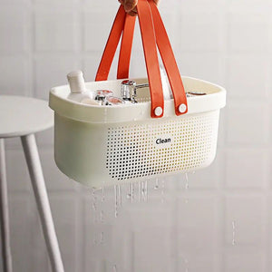 Organizer basket for bathroom