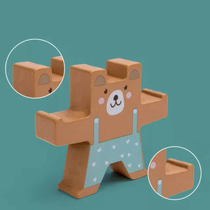 Bear stacking balance toy