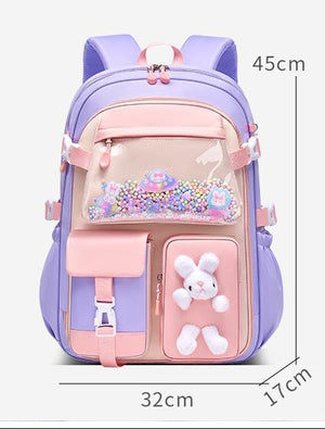 Luxury purple backpack