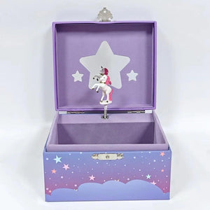 Jewelry Musical Box Storage Paper Purple - Elegant Design for Music Lovers