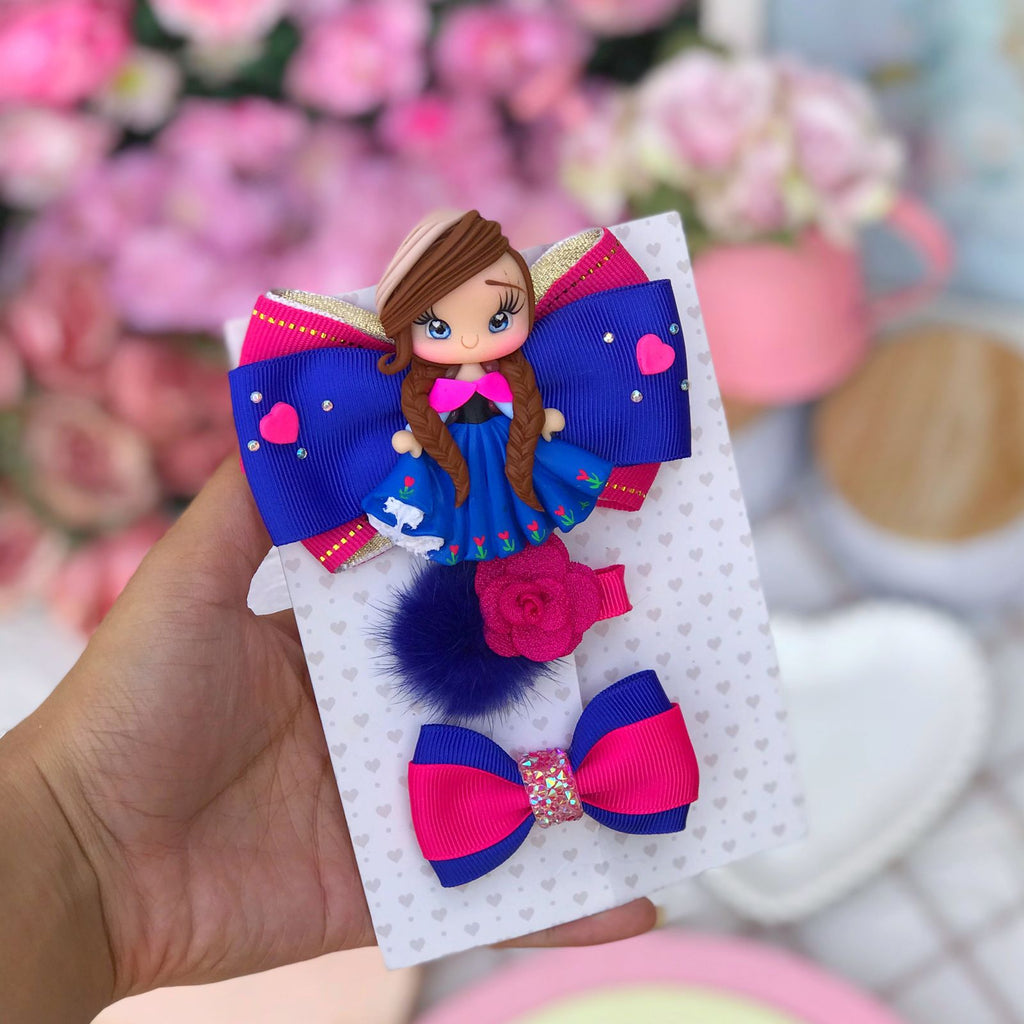 Anna- hair bow set