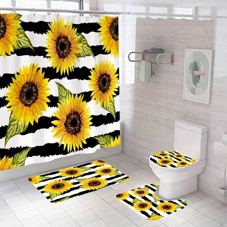 Sunflower bathroom set