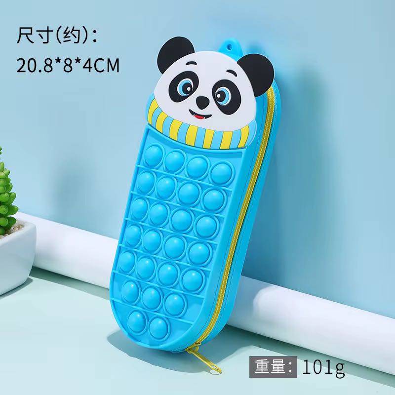 Panda bubble pencil case