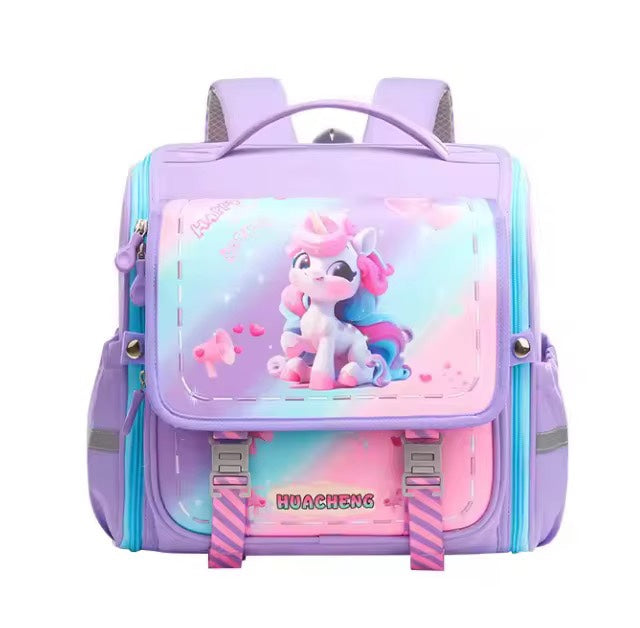 Purple unicorn backpack