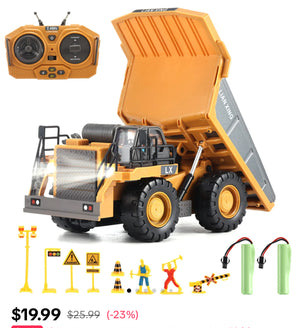 Remote control dump truck