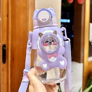 Cute plastic water bottle