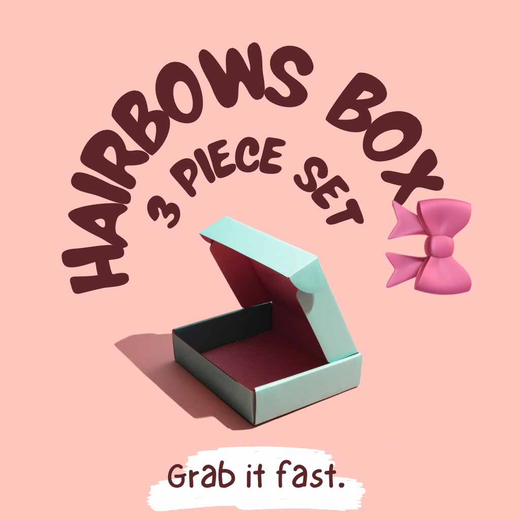 Hairbows Box - 3 piece set 🎀🎀🎀
