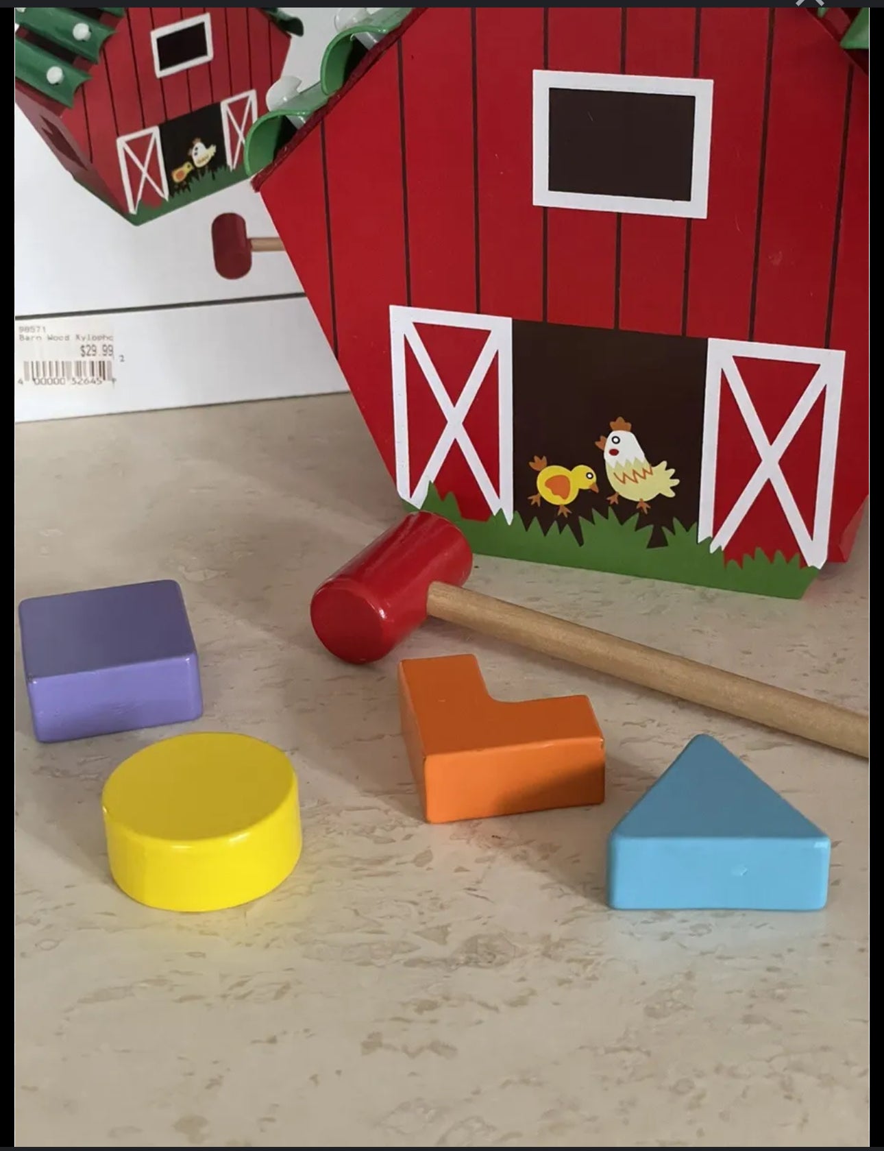 Wooden Farm Xylophone