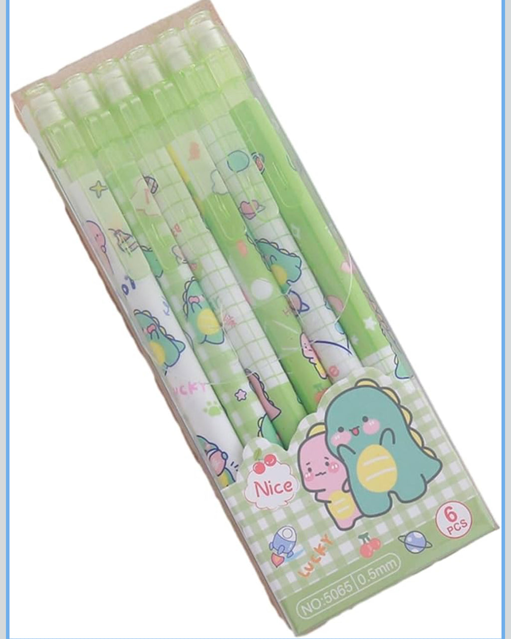 Dinosaur mechanical pencil 6pcs.