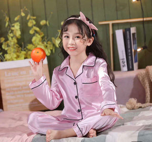 Pajama Set - Solid Pink