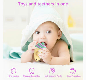 Baby teether - ice cream cone design